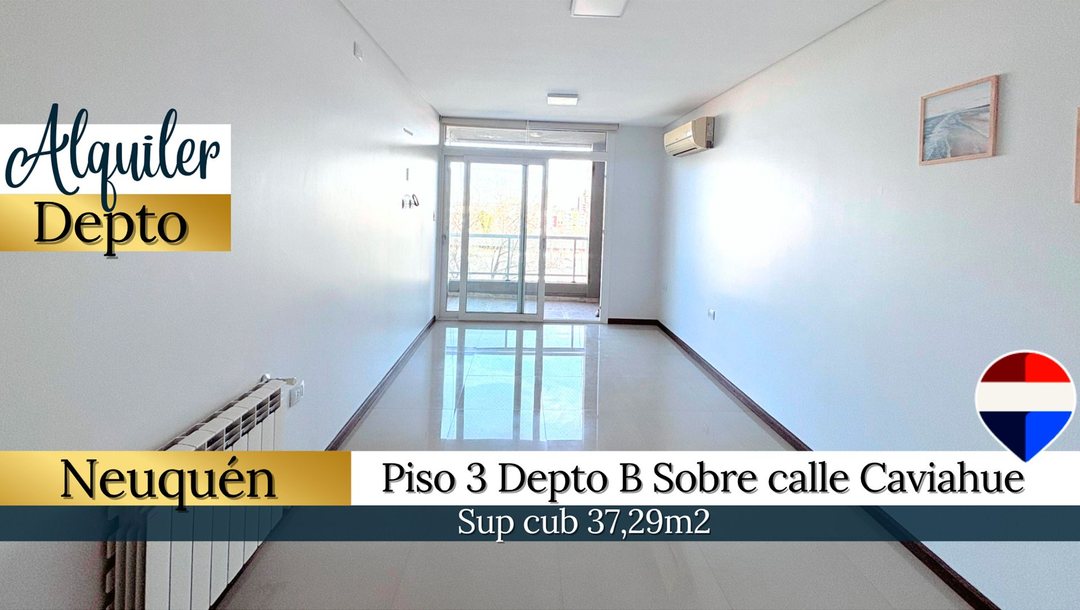 ALQUILER DEPTO MONOAMBIENTE SOBRE C. CAVIAHUE NQN