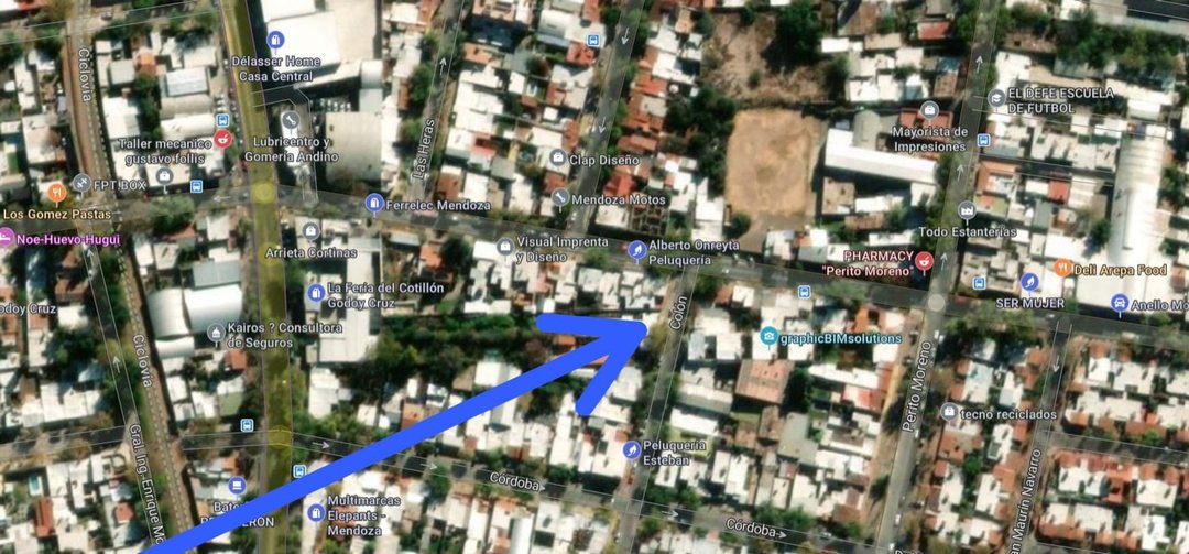 VENTA LOTE EN CALLE COLON DE GODOY CRUZ