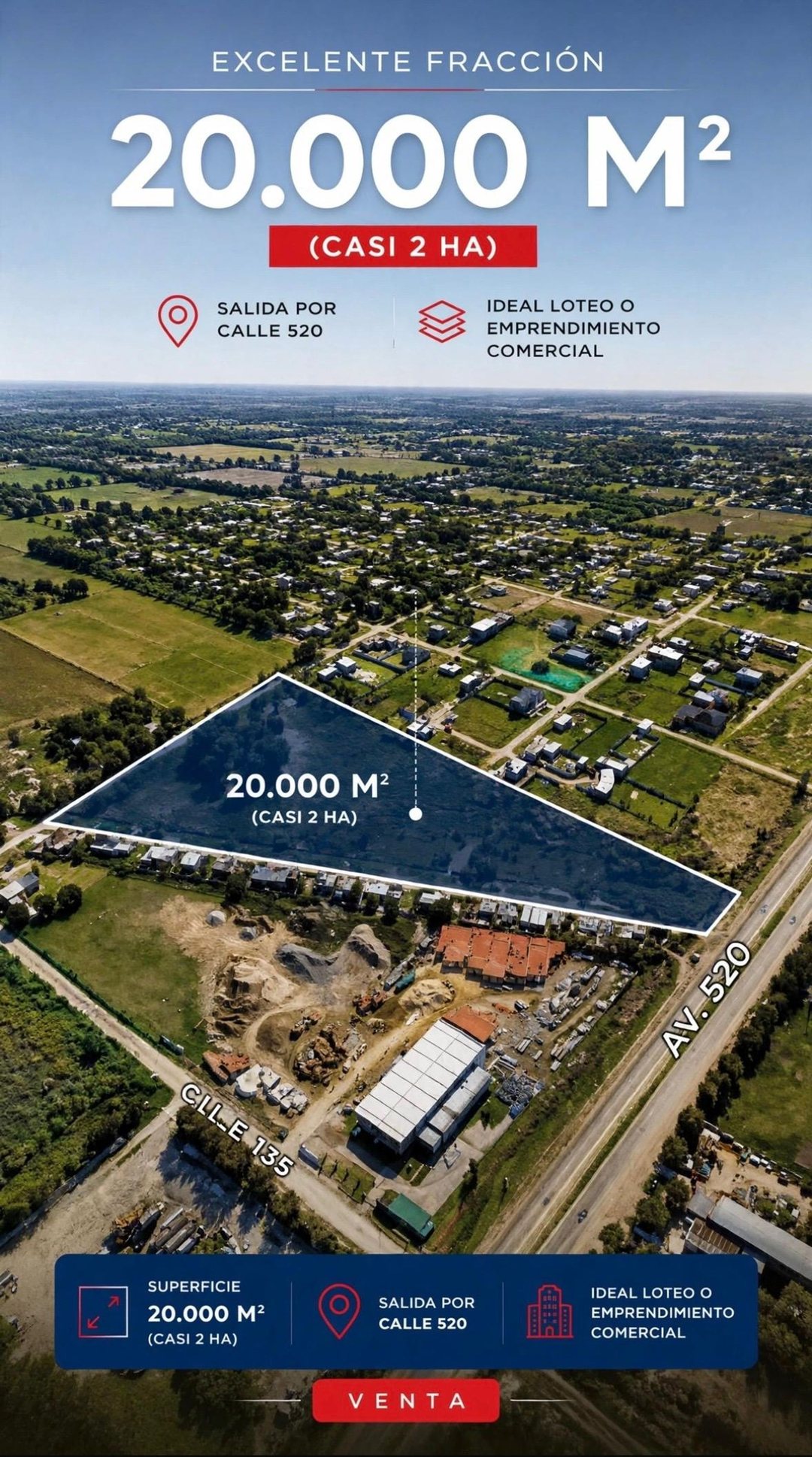 Lotes en Venta en San Carlos