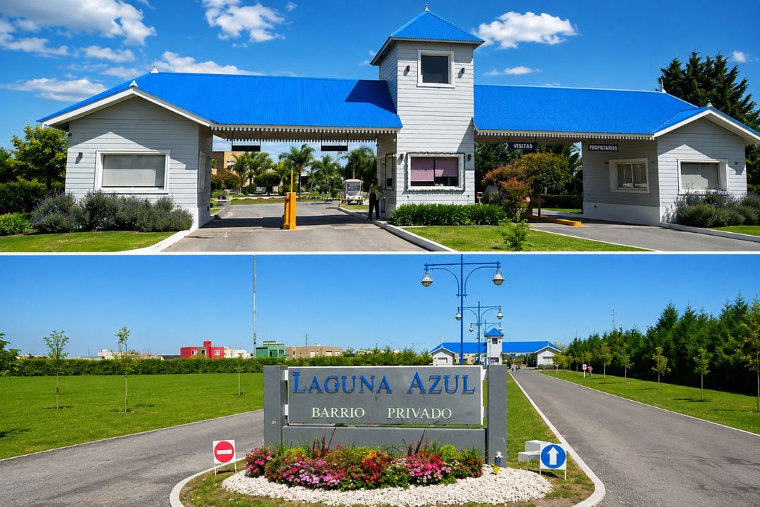 VENTA TERRENO EN BARRIO CERRADO LAGUNA AZUL