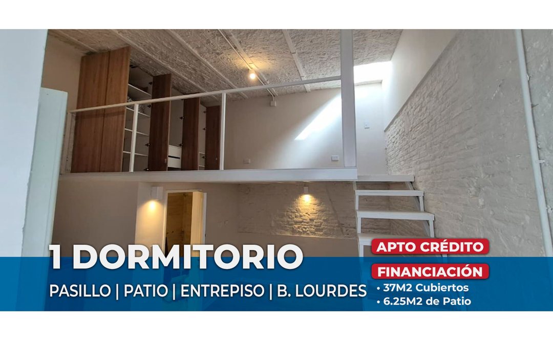 PH DE PASILLO EN VENTA 1 DORMITORIO B. LOURDES