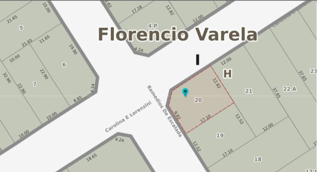 Venta lote en Cruce Varela