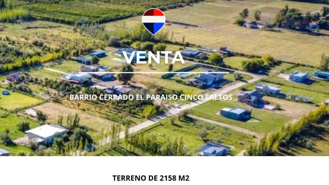 VENTA LOTE CINCO SALTOS