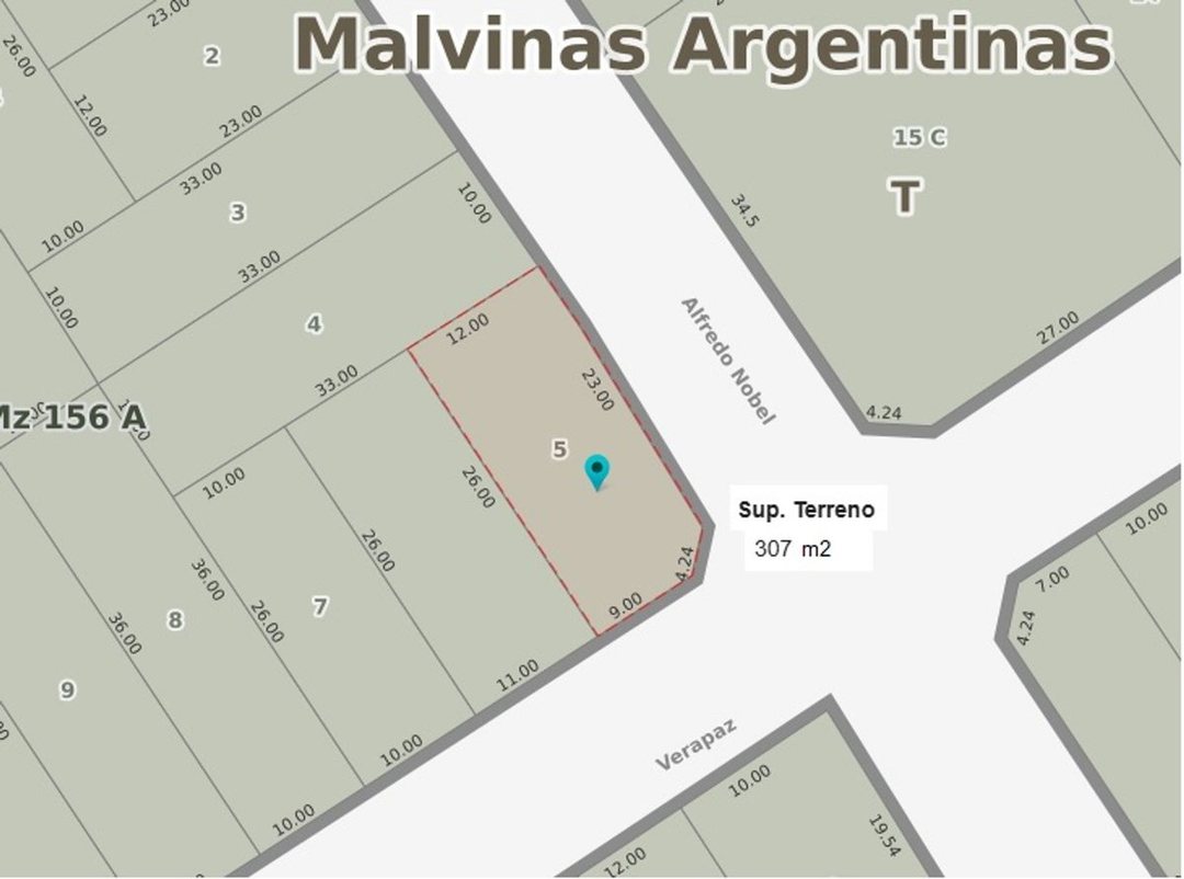VENTA LOTE 307 M2 TORTUGUITAS