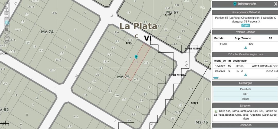 LOTE EN VENTA CITY BELL