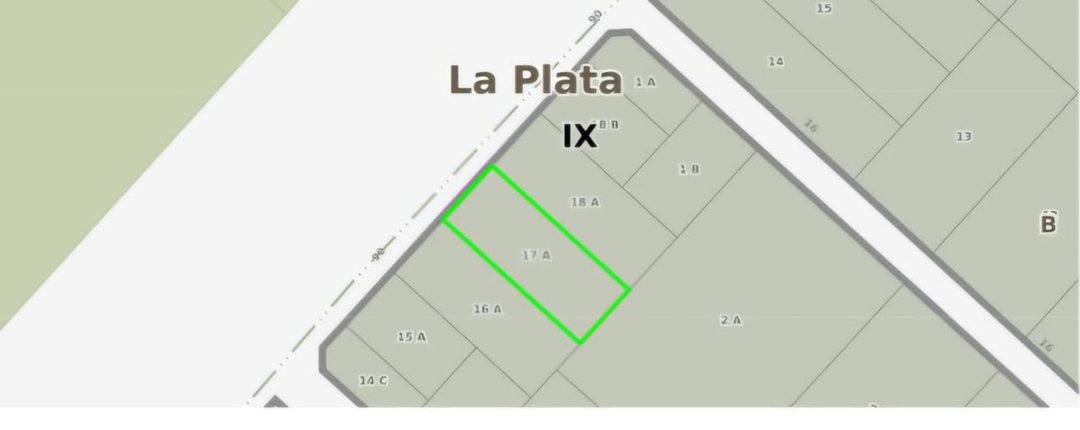 LOTE EN VENTA EN LA PLATA
