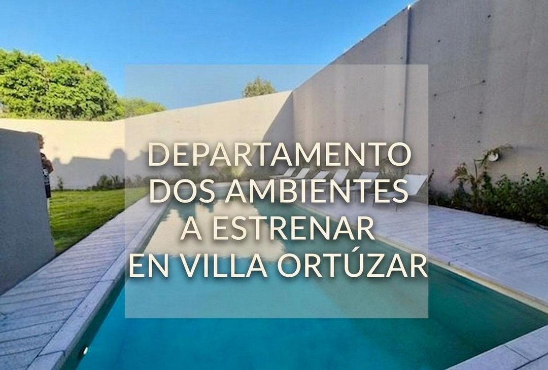 VENTA DEPARTAMENTO 2 AMBIENTES A ESTRENAR ORTUZAR
