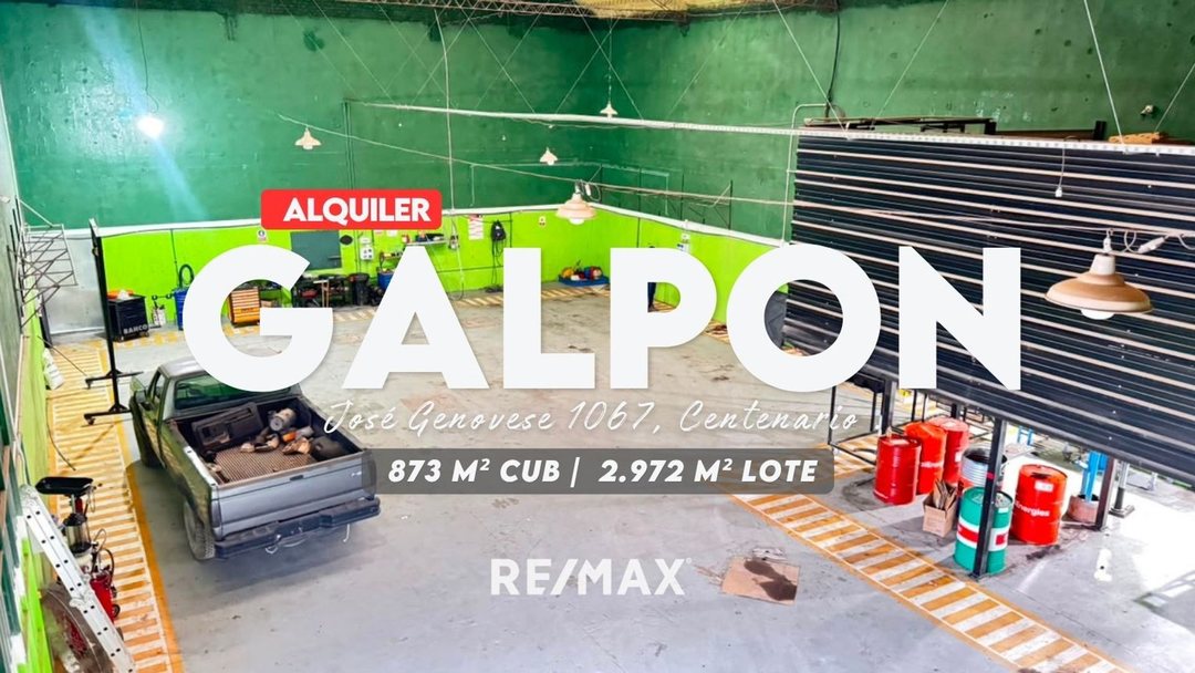 ALQUILER DE GALPÓN EN CENTENARIO