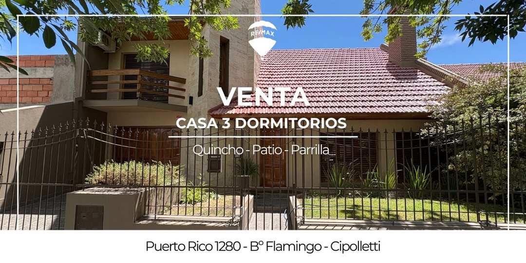 Casa en Venta 3 dormitorios Bº Flamingo Cipolletti