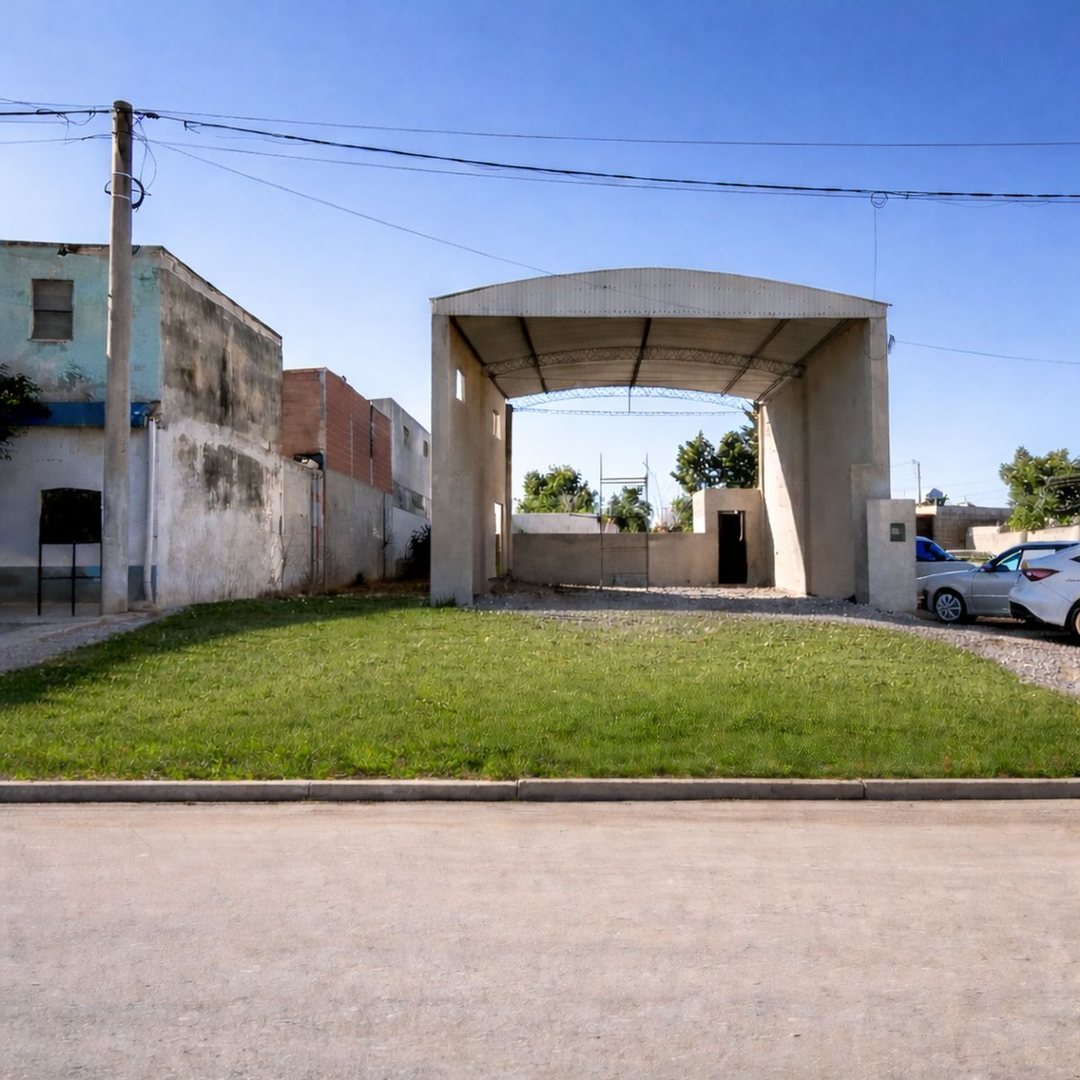 VENTA TERRENO CON GALPON/ ESTRUCTURA
