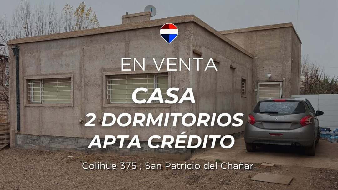VENTA CASA 2 DORM. APTA CREDITO HIPOTECARIO