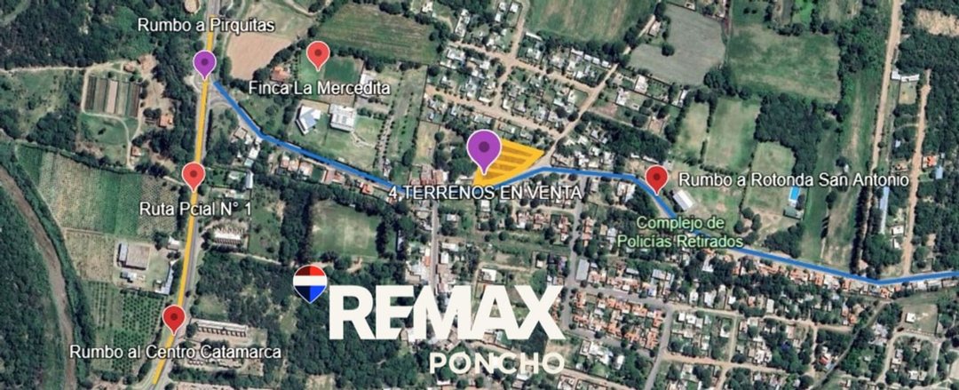 SE VENDEN 4 TERRENOS FRAY M.ESQUIÚ U$S 20 MIL C/U