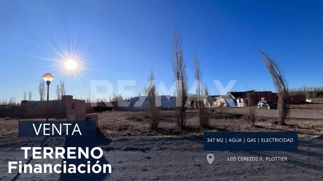Lote Financiado 347 mts2 Cerezos II, Plottier