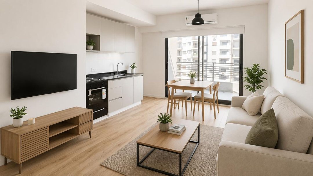 Venta departamento monoambiente balcon aterrazado