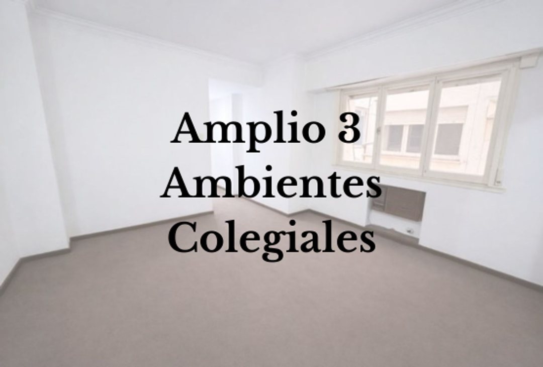 3 AMBIENTES CON DEPENDENCIA  VENTA COLEGIALES CABA