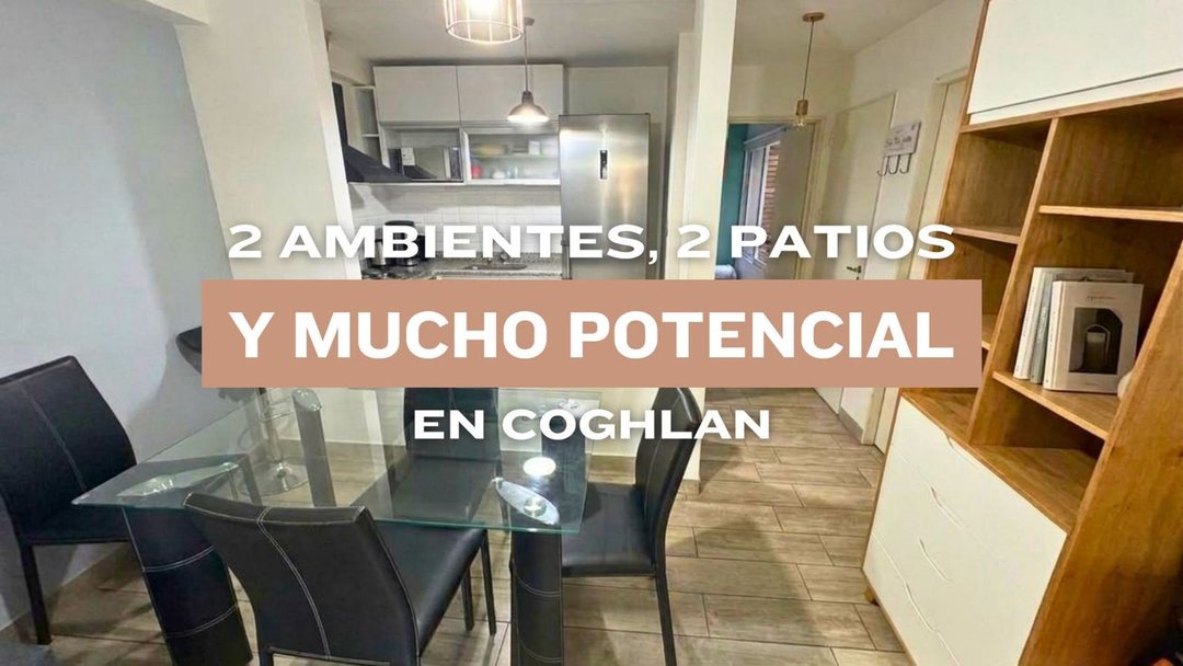 VENTA 2 AMBIENTES COGHLAN