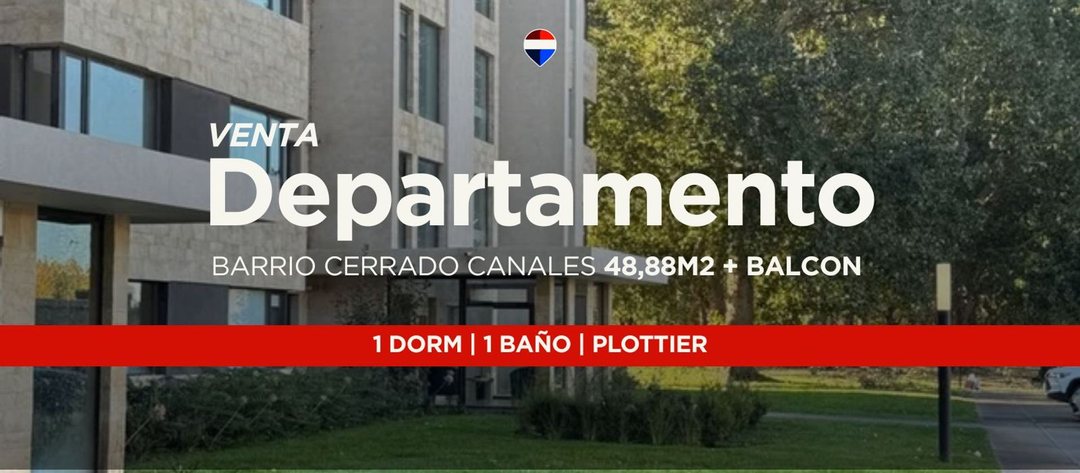 VENTA DEPTO 1 DORM CON BALCON, B° CANALES