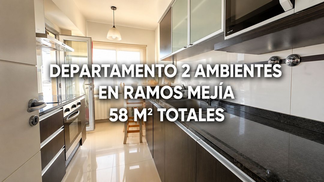 VENTA DEPARTAM 2 AMB RAMOS MEJIA BALCON AMENITIES