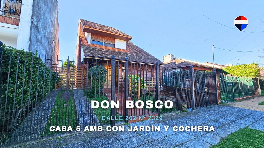 VENTA CASA 5 AMB CON JARDÍN Y COCHERA EN DON BOSCO