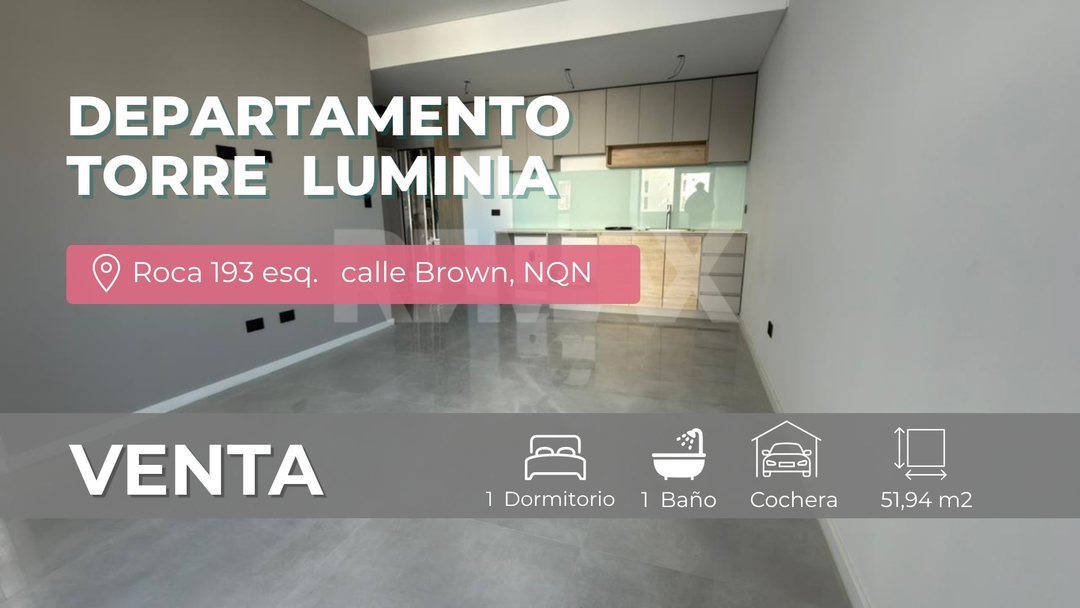 VENTA DEPTO 1 DORMITORIO C/COCHERA NEUQUÉN