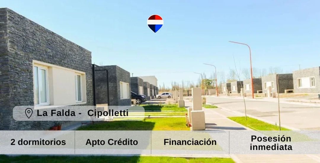 VENTA CASA 2 DORM. LA FALDA ETAPA II, CIPOLLETTI