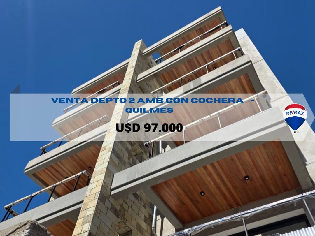 VENTA DEPTO A ESTRENAR QUILMES CON COCHERA