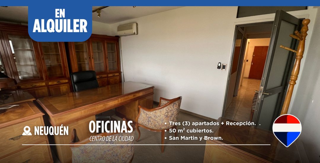 ALQUILER Oficina Centro de Neuquen Capital