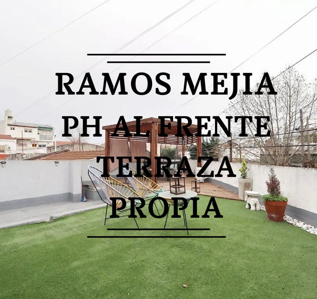 VENTA CASA 3 AMBIENTES RAMOS MEJIA TERRAZA