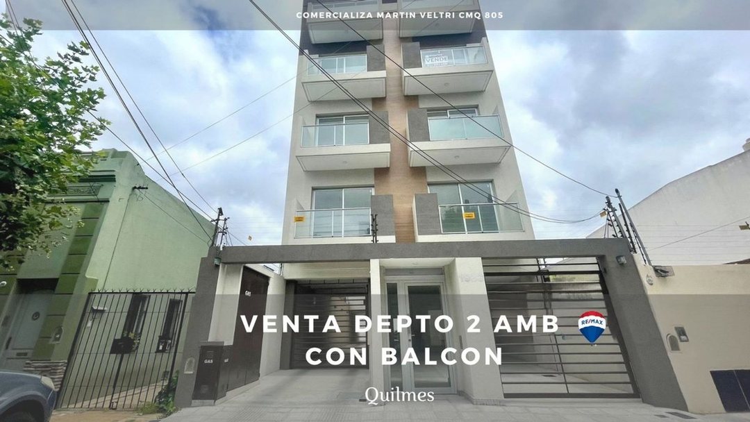 VENTA DEPARTAMENTO 2 AMBIENTES C COCHERA QUILMES