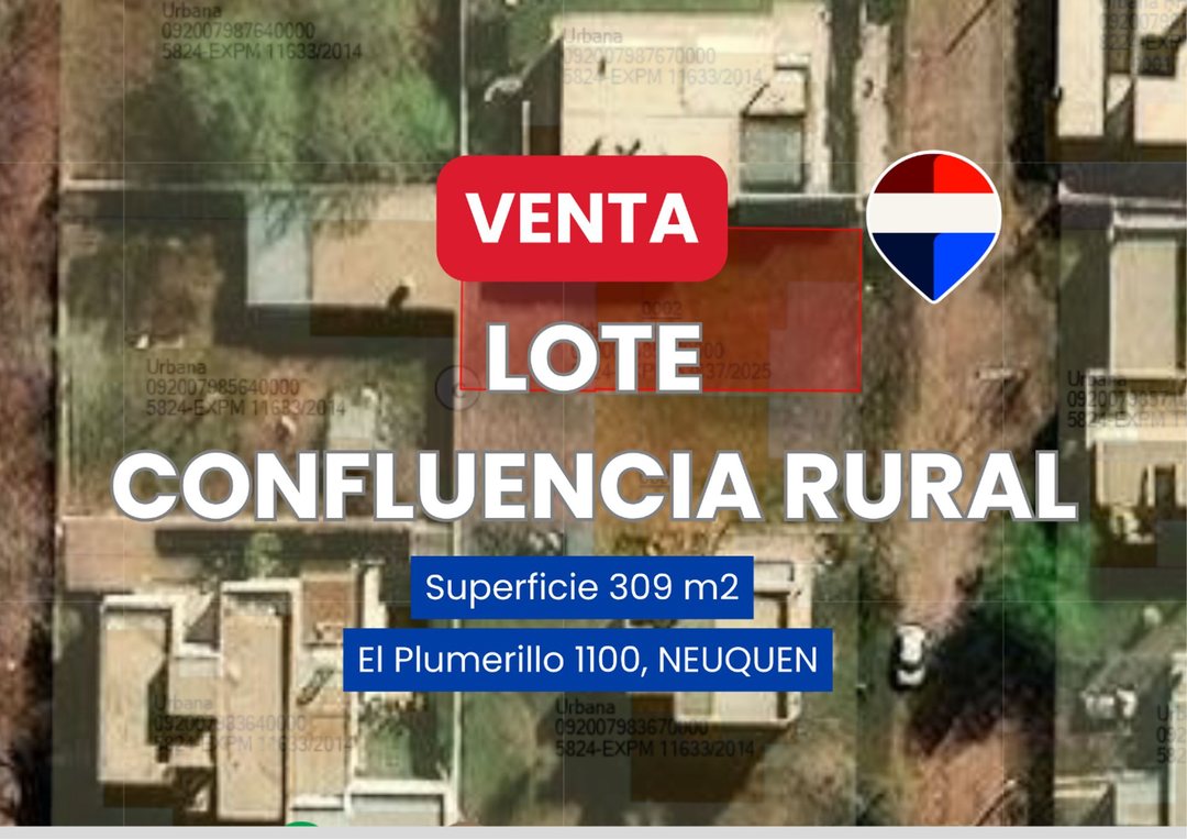 VENTA LOTE CALLE EL PLUMERILLO CONFLUENCIA RURAL