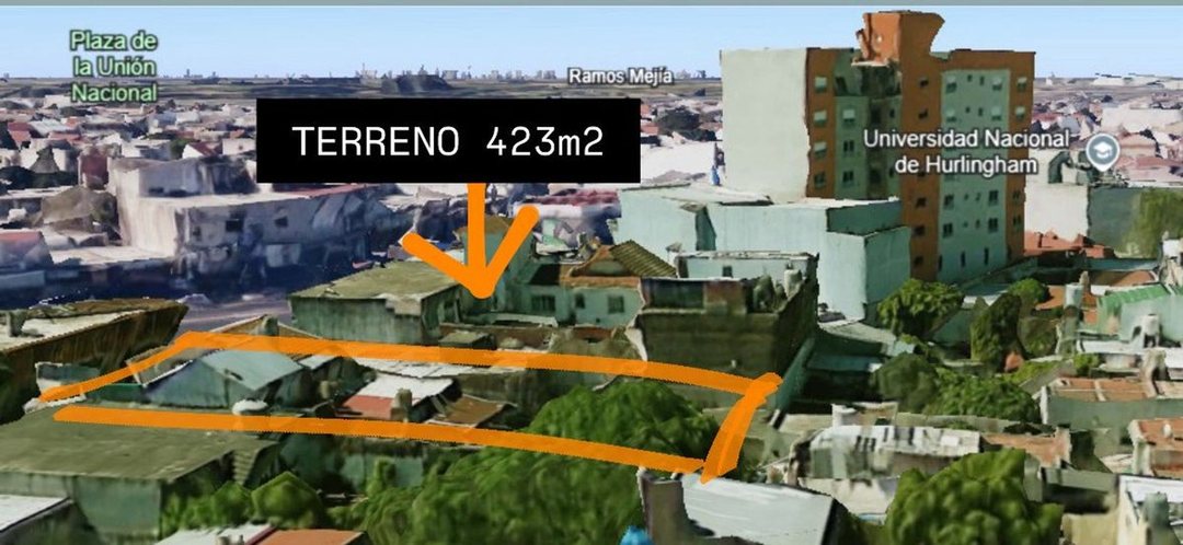 CASA/LOCAL/TERRENO 423m2 - EN HURLINGHAM