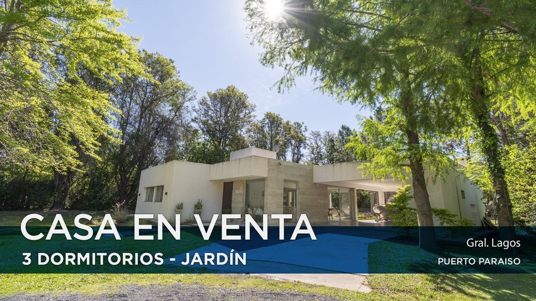 CASA EN VENTA 3 DORMITORIOS PUERTO PARAISO