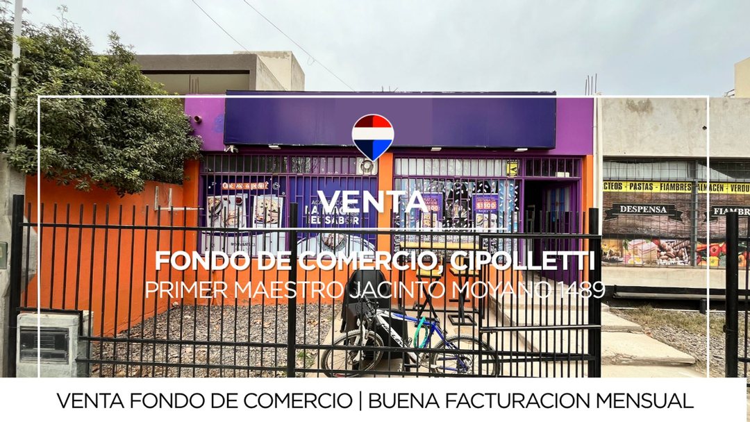 VENTA FONDO DE COMERCIO EN CIPOLLETTI