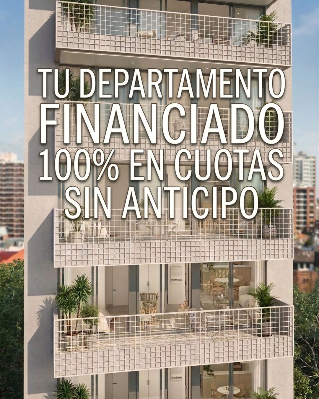 VENTA DEPARTAMENTO  2 1/2 AMBIENTES FINACIADO 100%