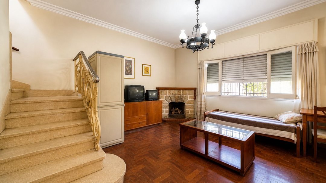 VENTA CASA TRES AMBIENTES EN HAEDO CON PARQUE