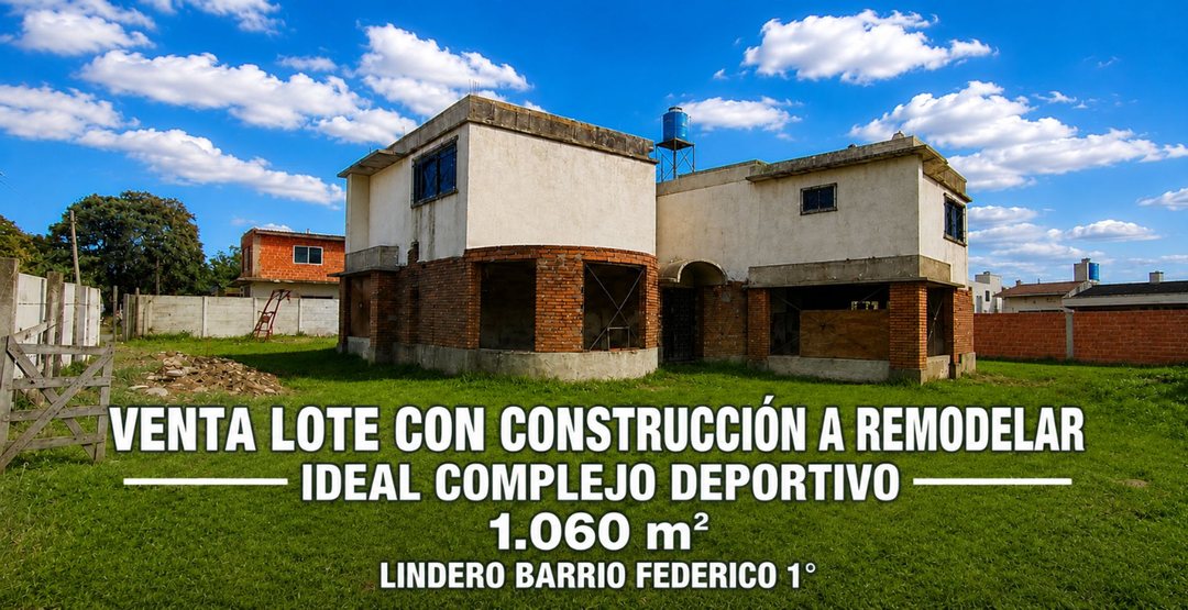VENTA LOTE C/ CONSTRUCCIÓN A REMODELAR BERAZATEGUI