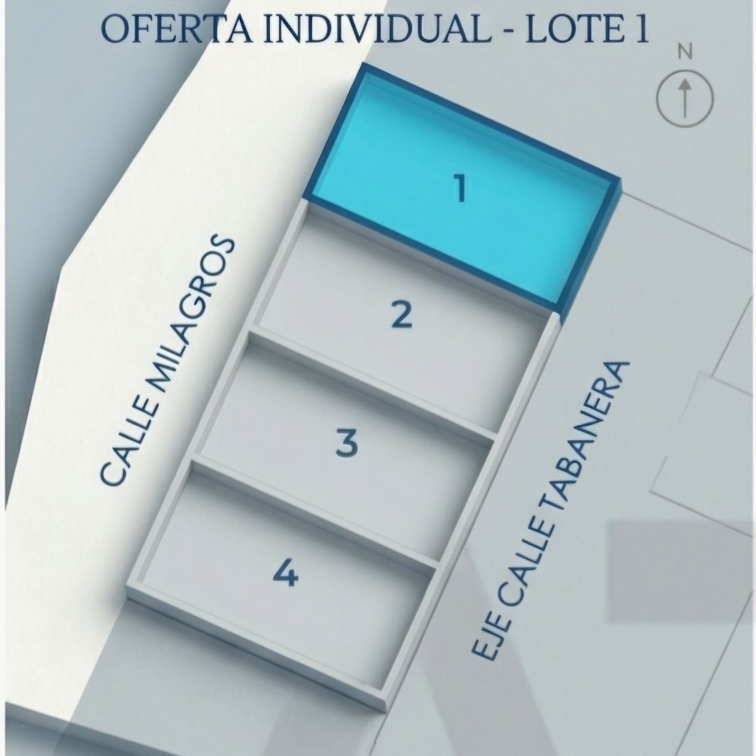 CALLE MILAGROS, GUAYMALLÉN: LOTE 1 - (300m²)