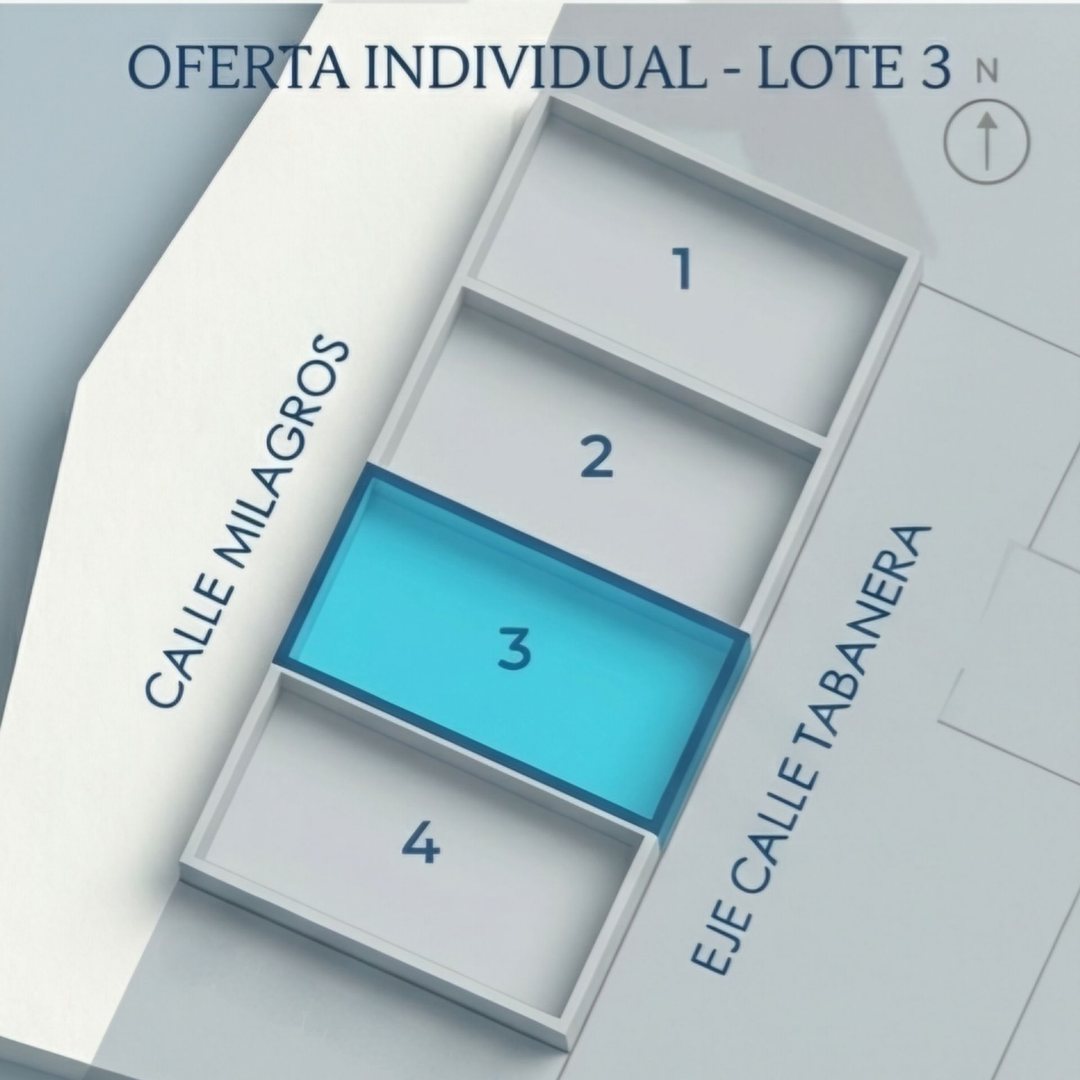 CALLE MILAGROS, GUAYMALLÉN: LOTE 3 - (300m²)