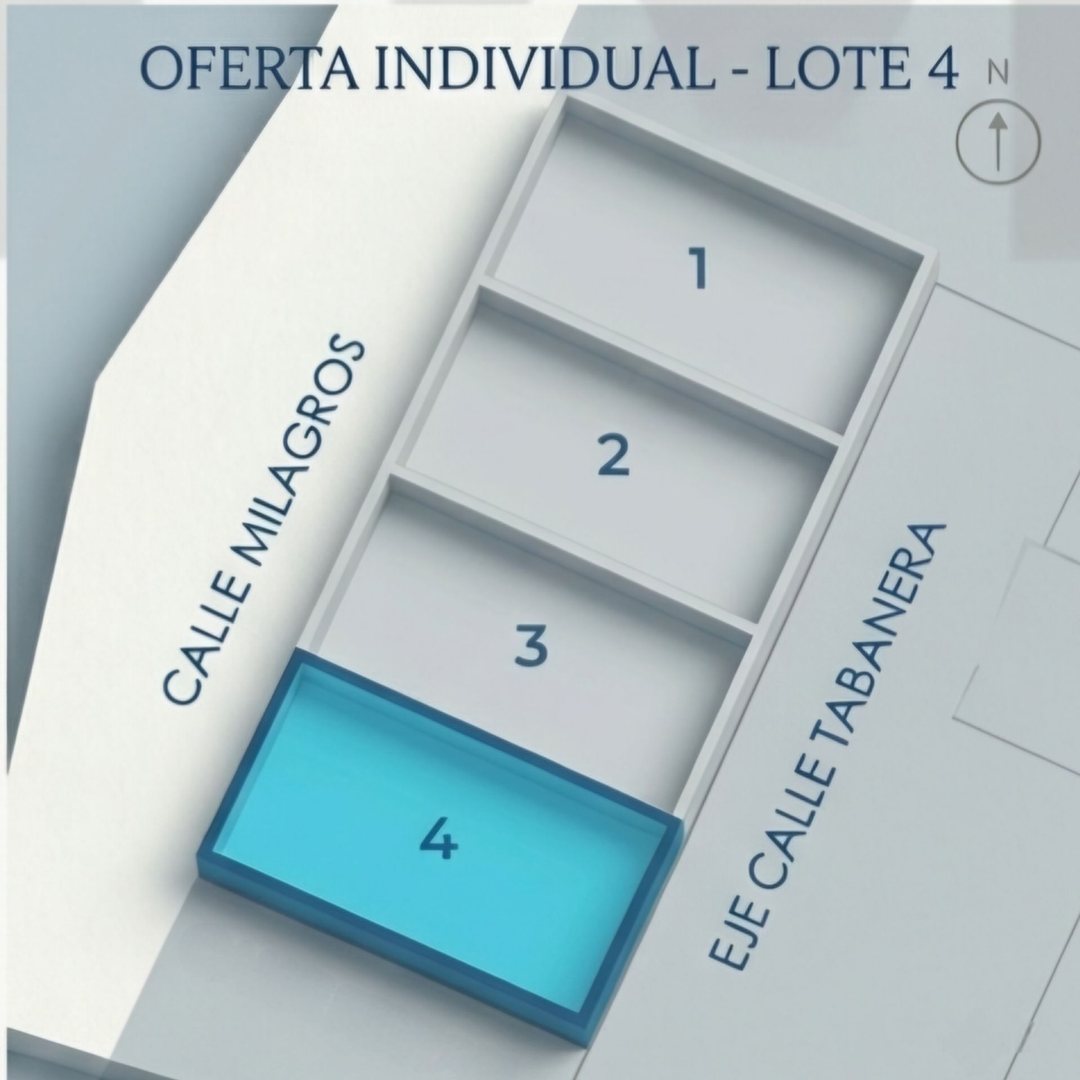 CALLE MILAGROS, GUAYMALLÉN: LOTE 4 - (300m²)