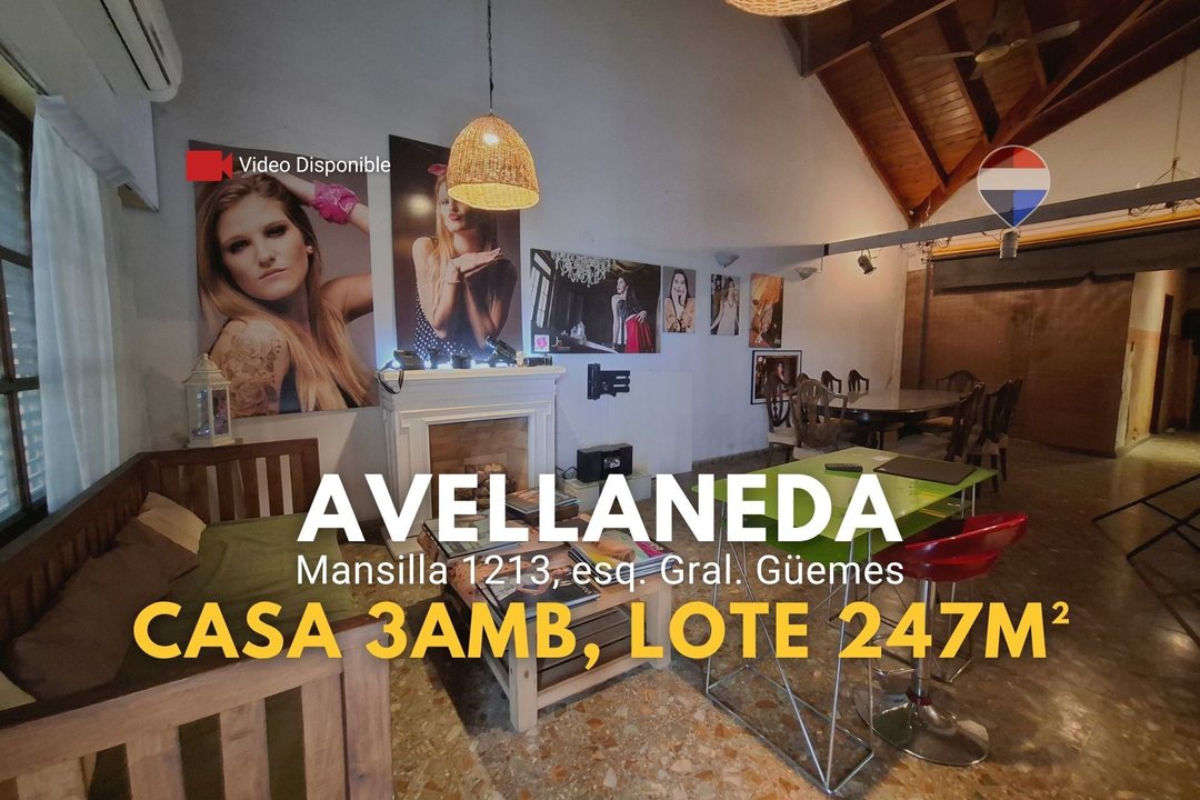 CASA 3 AMBIENTES EN VENTA – AVELLANEDA