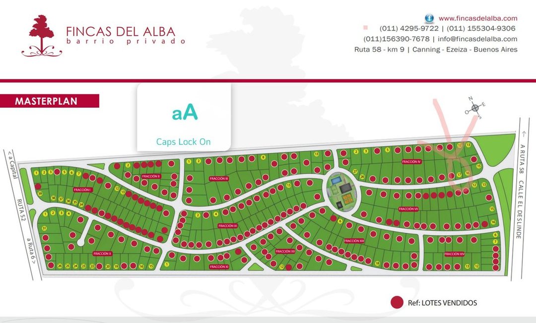 LOTE EN VENTA FINCAS DEL ALBA CANNING FINANCIADO