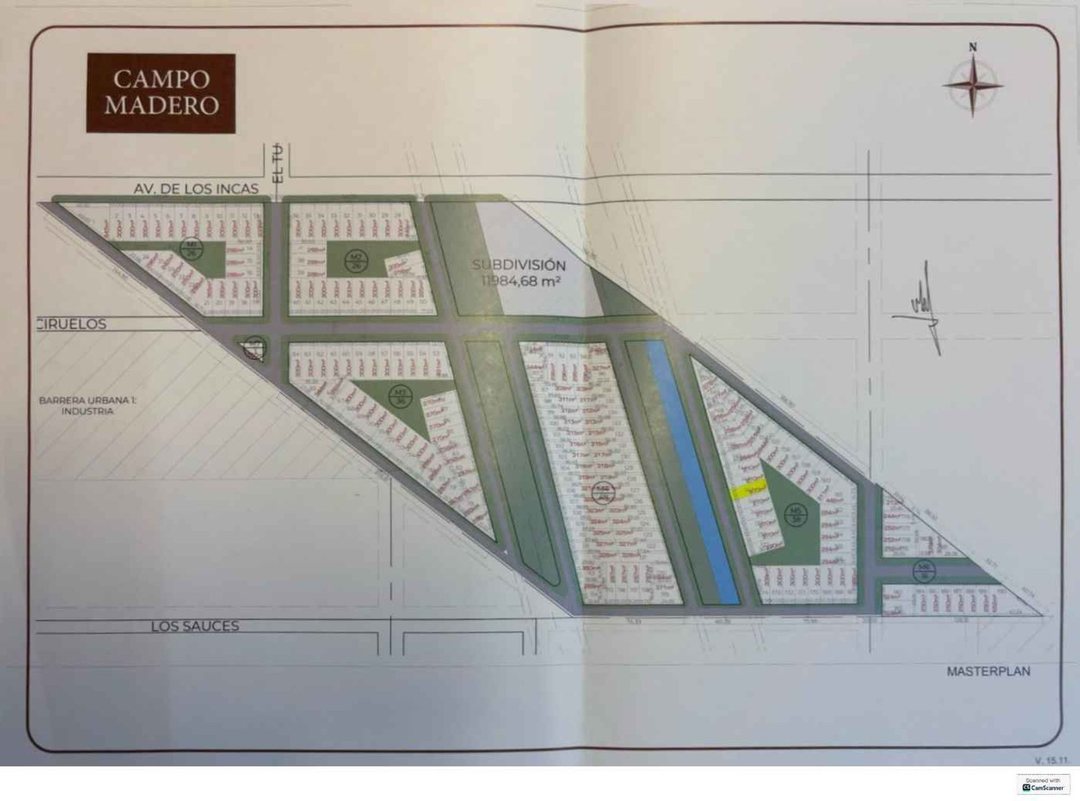 LOTE 270 M2 EN VENTA CAMPO MADERO IBARLUCEA