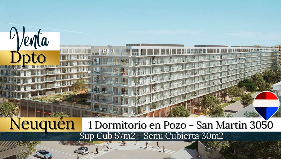 DEPARTAMENTO 1 DORM. POZO | SAN MARTIN 3050 | NQN