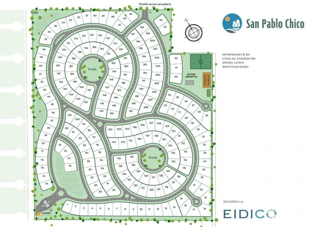 VENTA LOTE INTERNO PILAR BARRIO PRIVADO EIDICO