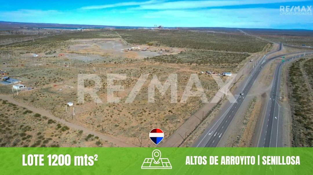 EN VENTA - LOTE 1200 m² - ALTOS DE ARROYITO