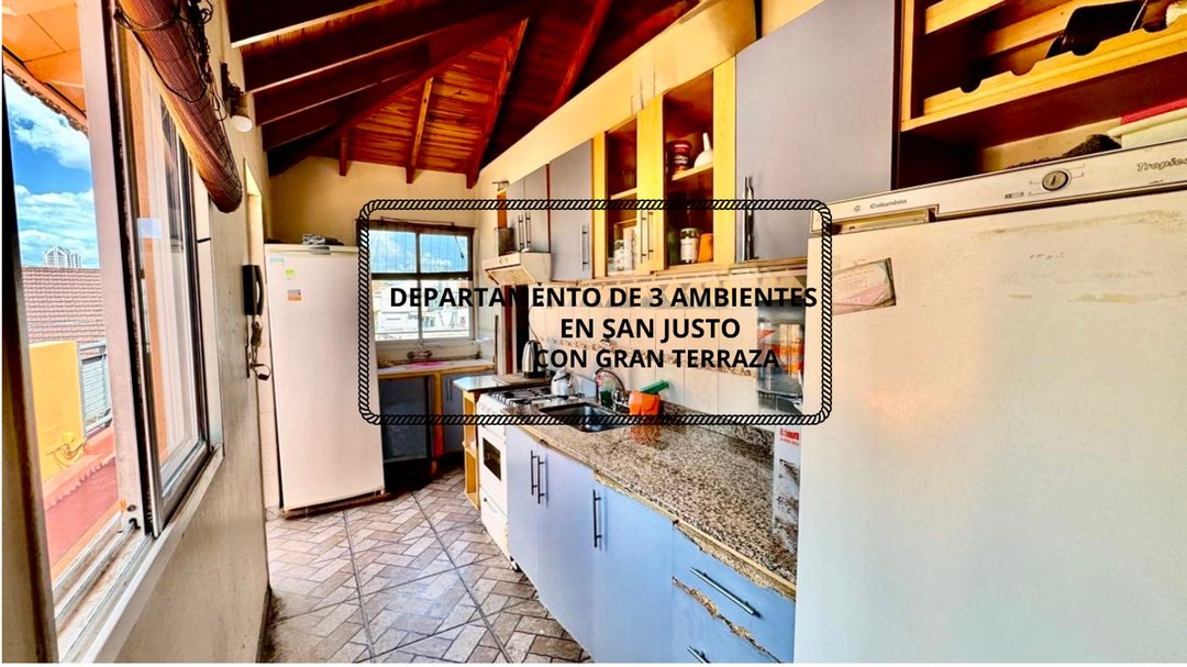 VENTA DEPARTAMENTO 3 AMBIENTES SAN JUSTO TERRAZA