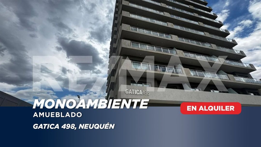 Alquiler Amoblado Monoambiente. Edif. Gatica. Nqn
