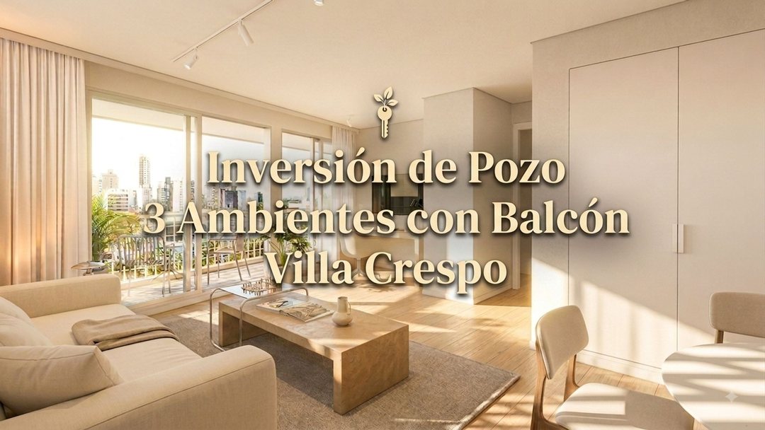DEPARTAMENTO 3 AMBIENTES VENTA VILLA CRESPO POZO