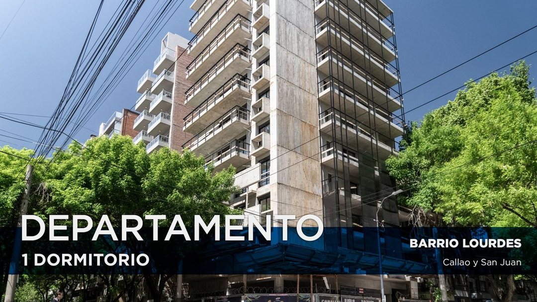 DEPARTAMENTO AL POZO EN VENTA 1 DORMITORIO LOURDES