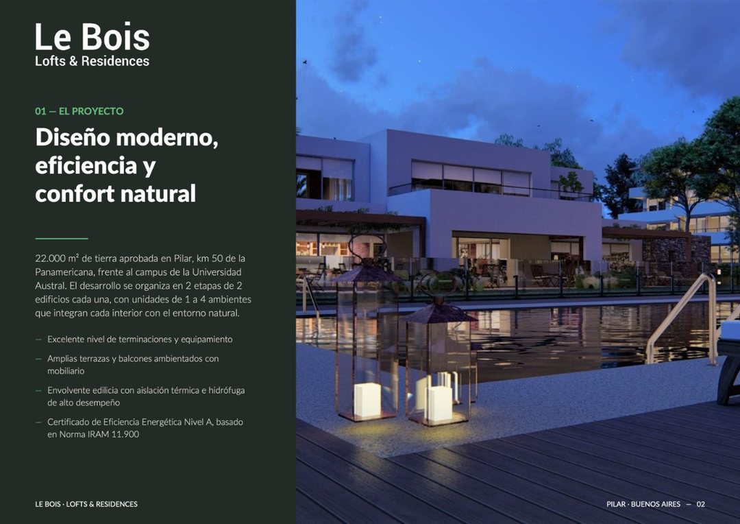 VENTA PB 3 AMB LOFT LE BOIS PILAR UF004 E BII